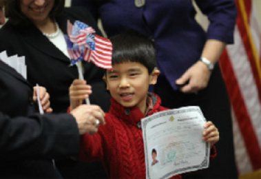 Bằng quốc tịch Mỹ cho con tại Mỹ